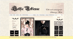 Desktop Screenshot of gothic-noblesse.de